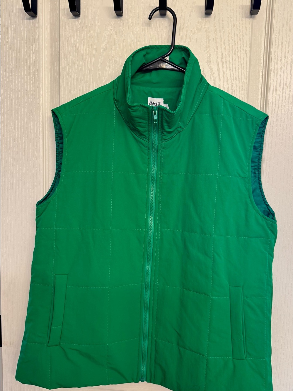 Princess Polly Quilted Green Women’s Vest